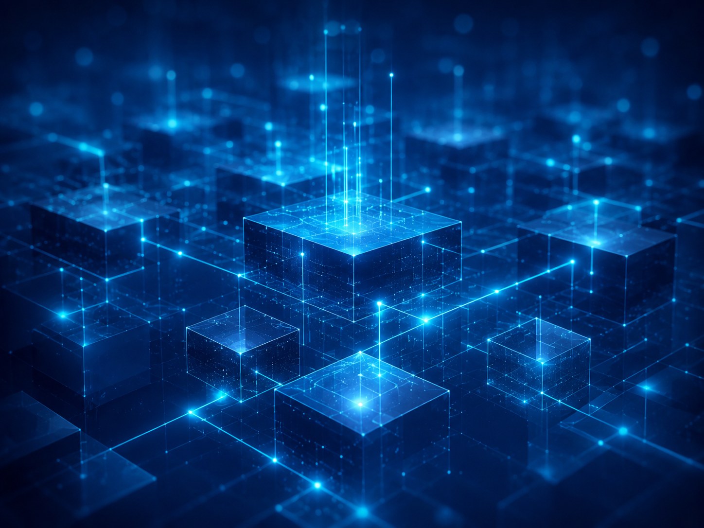 Abstract visualization of building a digital foundation