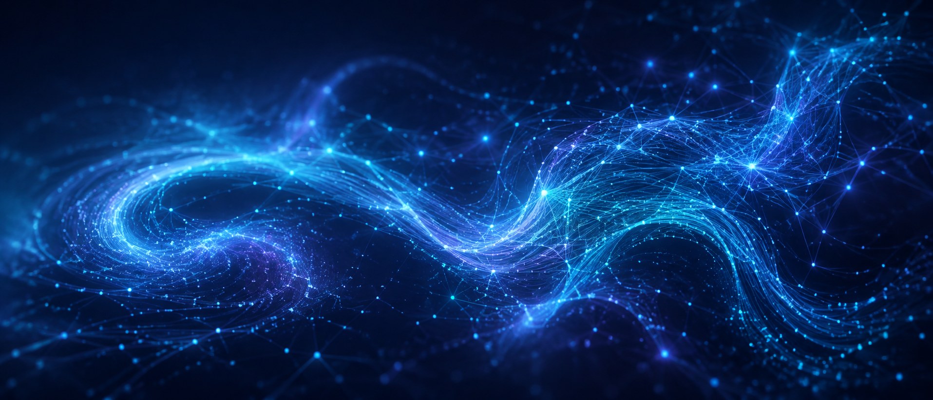 Abstract visualization of an AI intelligence lifecycle